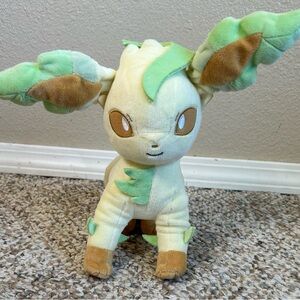 NWT Leafeon Pokemon Banpresto I Love Eevee 2017 Plush 10" Toy Doll Japan